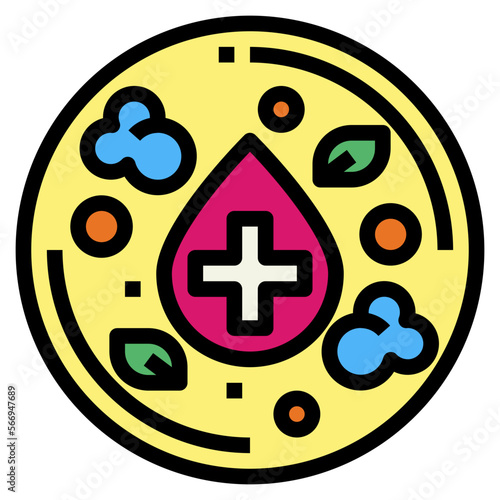 hygienic filled outline icon style
