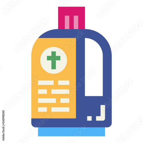 antiseptic flat icon style