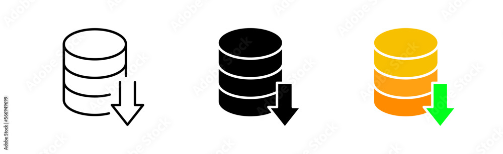 Coins line icon. Money, coins, spending, sale, loss, work, internet, shop, stock exchange, stocks, online. Business concept. Vector icon in line, black and colorful style on white background Coins line icon. Money, coins, spending, sale, loss, work, internet, shop, stock exchange, stocks, online. Business concept. Vector icon in line, black and colorful style on white background