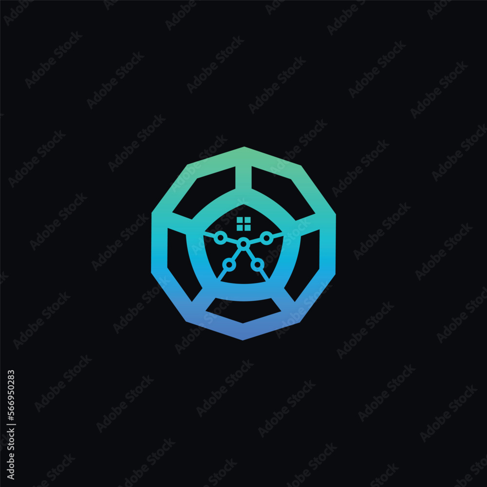 tech, technology, it, digital, branding logo design tech, technology, it, digital, branding logo design
