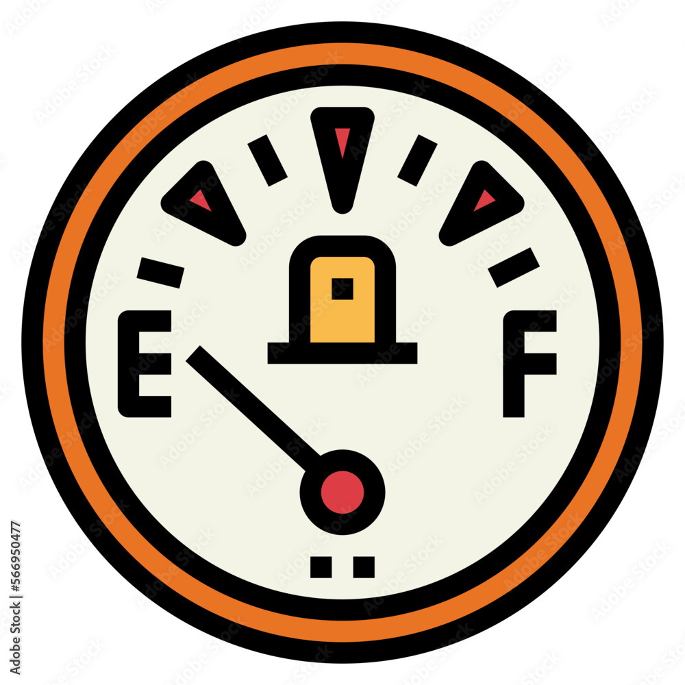 gauge filled outline icon style gauge filled outline icon style
