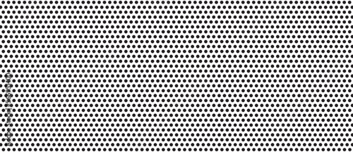 Wallpaper Mural Black polka dot pattern on white background. Straight dot pattern for backdrop and wallpaper template. Simple classic polka dot lines with repeat stripes texture. Polka background, vector illustration Torontodigital.ca