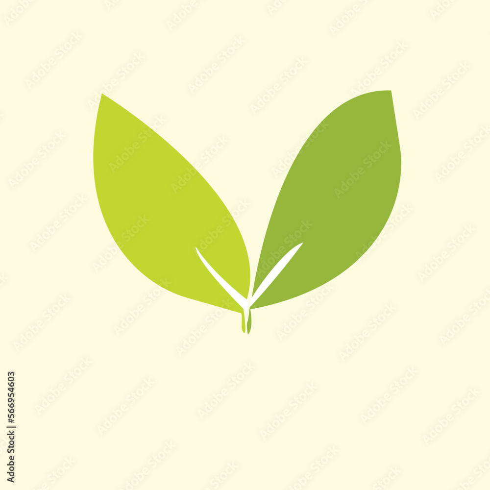 green leaf logo icon templates vector illustration green leaf logo icon templates vector illustration