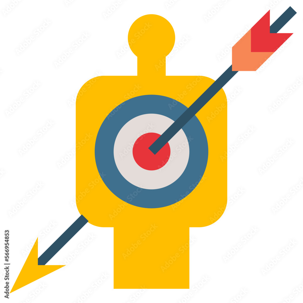 target flat icon target flat icon