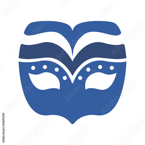 incognito mask icon, vector illustration