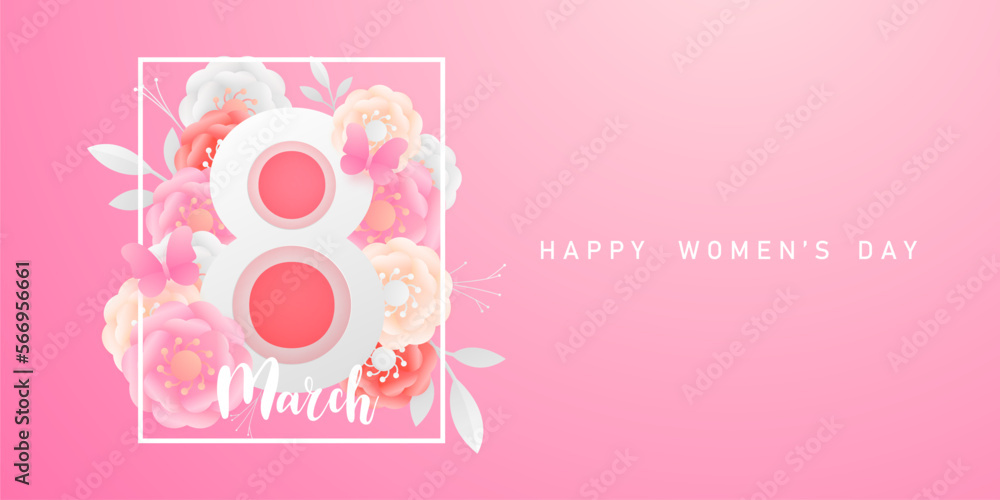 happy mothers day 8 march with beautiful flowers vector illustration happy mothers day 8 march with beautiful flowers vector illustration