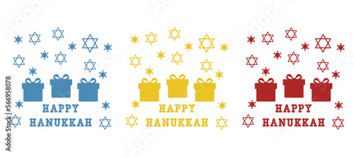 happy hanukkah concept, holiday, vector illustration