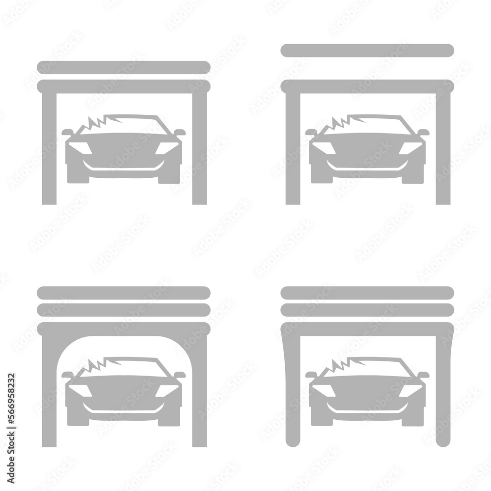 broken car icon, vector illustration broken car icon, vector illustration