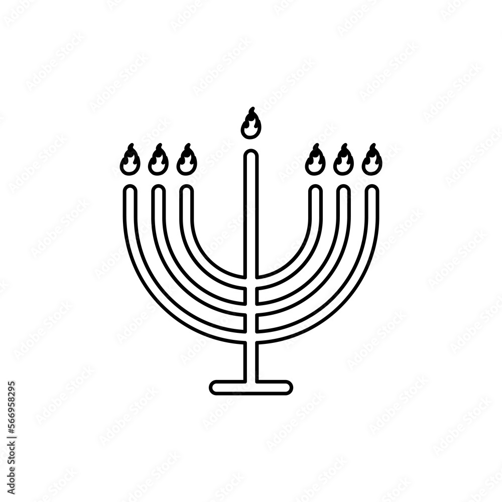 happy hanukkah concept, holiday, vector illustration