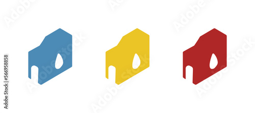 printer cartridge icon, vector illustration