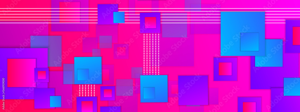 Abstract blue and purple pink gradient background with squares Abstract blue and purple pink gradient background with squares