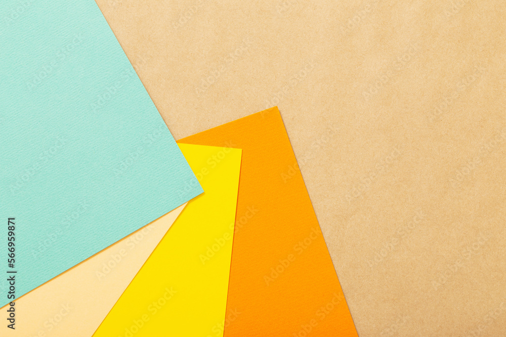 multi-colored paper background from several sheets of cardboard multi-colored paper background from several sheets of cardboard