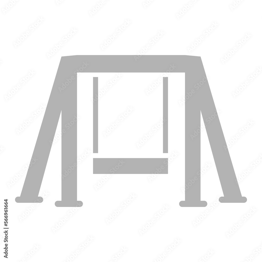 swing icon on a white background, vector illustration swing icon on a white background, vector illustration