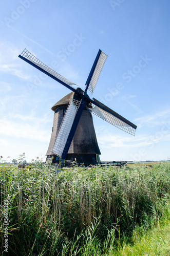 Windmühlen am Ijseemeer, Niederlande