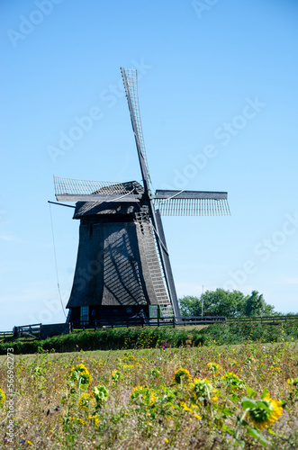 Windmühlen am Ijseemeer, Niederlande photo