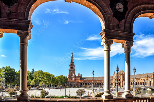 2. The Plaza de España is one of Seville's most visited monuments. It's a magical, overwhelming square with more symbolism than what you might think at first glance.