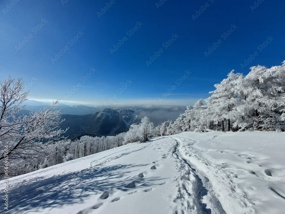 Mountain view from Kl´ak in Low Fatra in Slovakia Mountain view from Kl´ak in Low Fatra in Slovakia