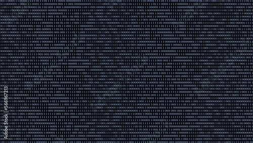 Binary Data Code Background. Loop animation.