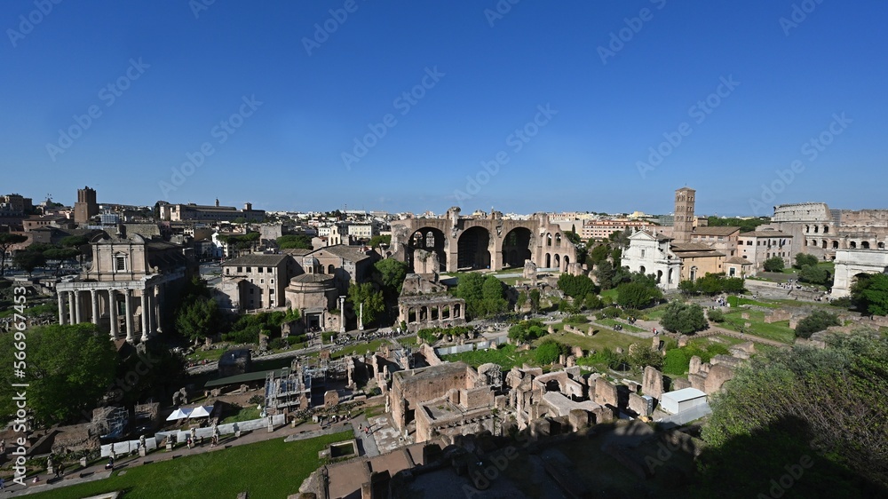 Forum Romanum, the center of ancient Rome