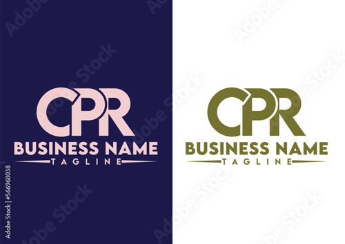 Letter CPR logo design vector template, CPR logo