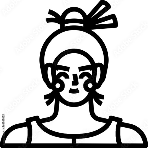 tailor outline icon