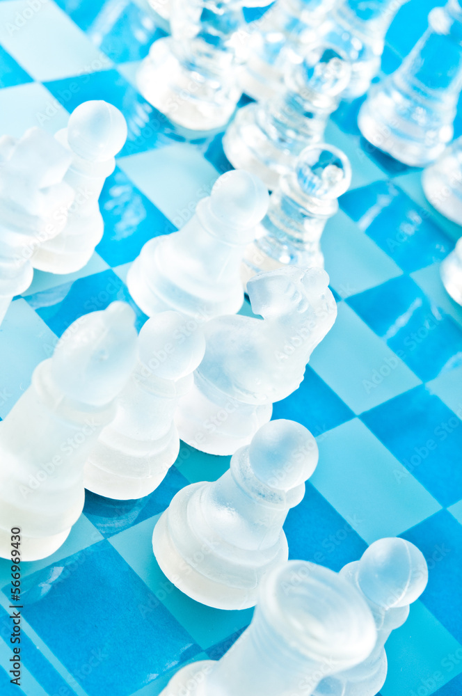glass chess pieces and chessboard glass chess pieces and chessboard