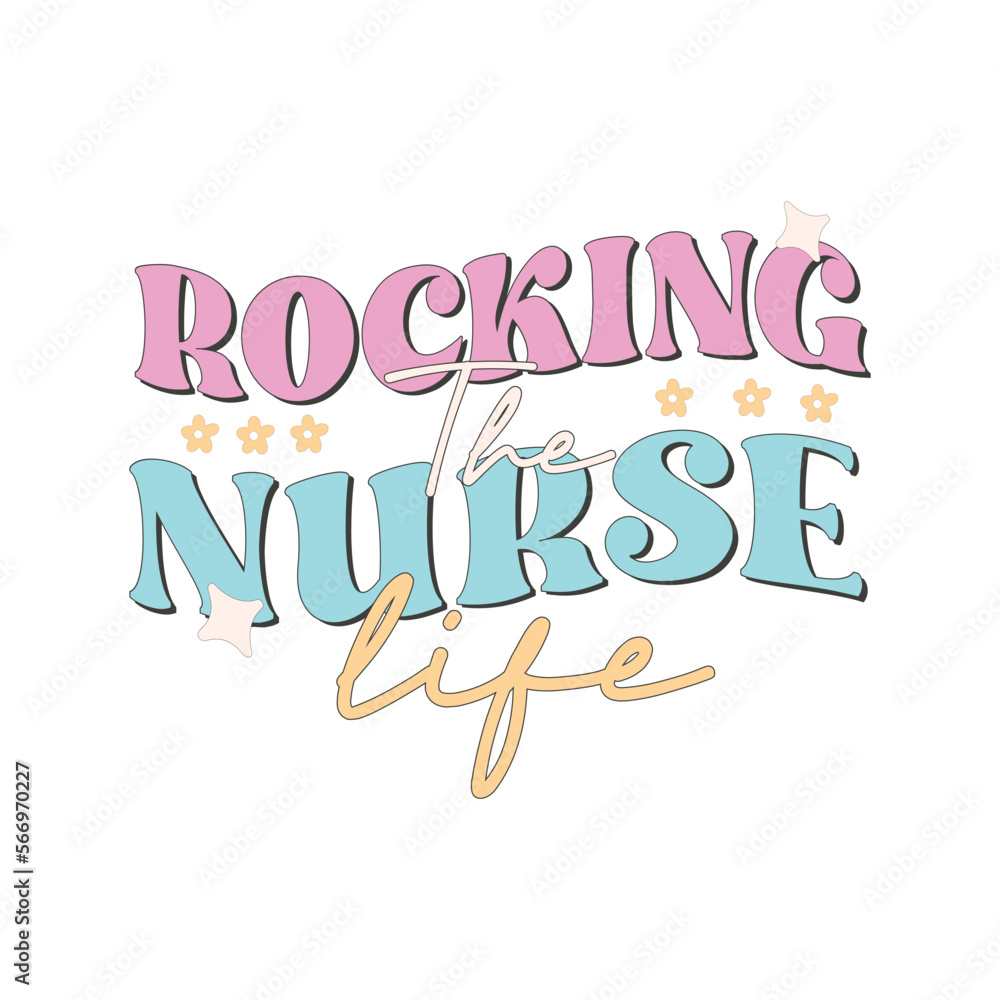 Obraz premium rocking the nurse life