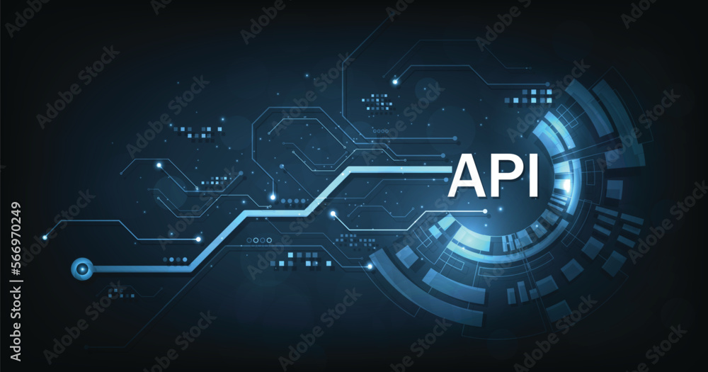 (API)Application Programming Interface. Software development tools ...
