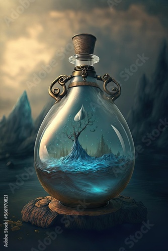 decanter of endless water