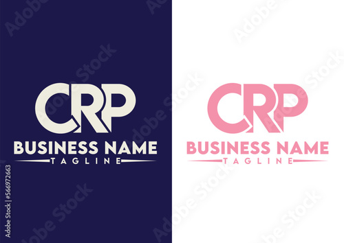 Letter CRP logo design vector template, CRP logo