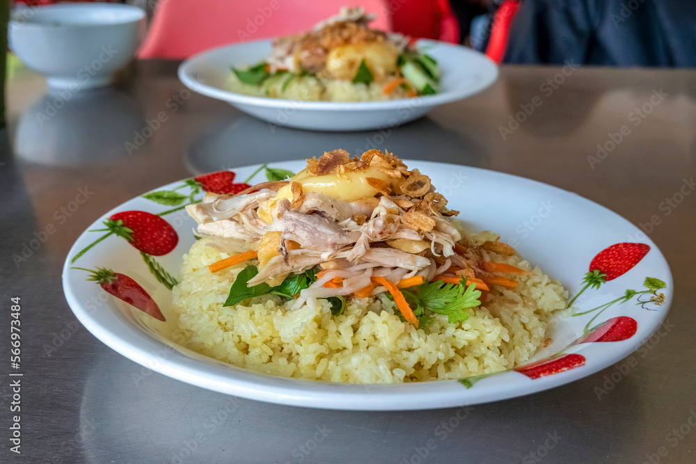Com Ga or Chicken rice, famous dish in Nha Trang, Vietnam Com Ga or Chicken rice, famous dish in Nha Trang, Vietnam