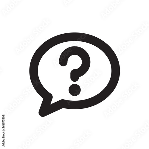 疑問　アイコン（線の太さ三種）