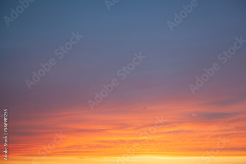 sunset in the sky © William Maanders