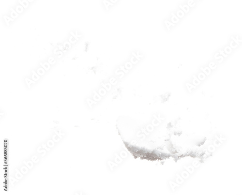 Refined Salt fly explosion, powder white salts explode abstract cloud fly. Small ground salt splash in air, food object element design. White background isolated high speed freeze motion