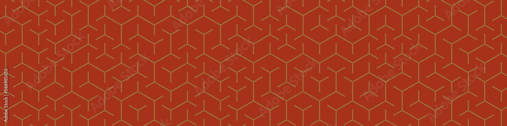 Hexagonal Maze pattern abstract illustration Hexagonal Maze pattern abstract illustration