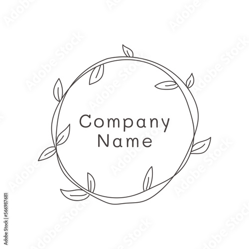  floral logos with leaves for designer for any company or business that has a nature