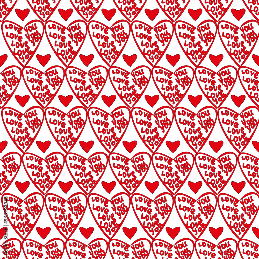 Love Hearts Pattern Love Hearts Pattern