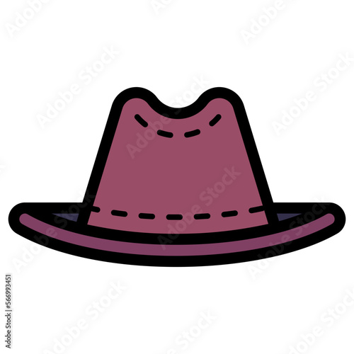 cowboy hat illustration