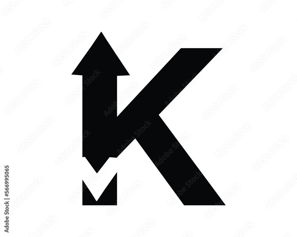 K letter vector creative design template elements K letter vector creative design template elements