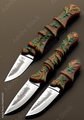 Decorative Knife, Generative AI Illustration photo