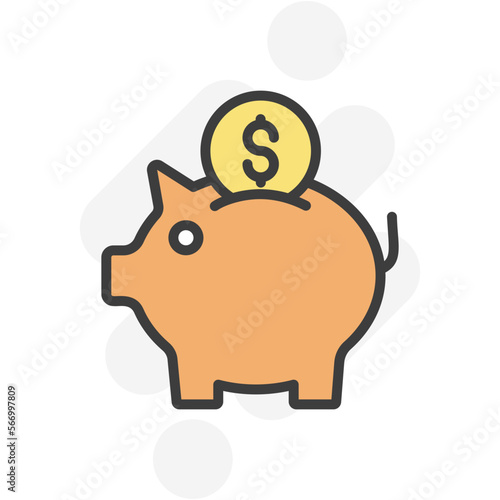  piggy bank icon