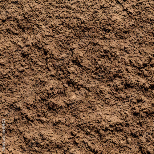 High-Resolution Image of Dirt Texture Background Showcasing the Unique and Natural Characteristics of Soil, Perfect for Adding a Distinctive and Rustic Element to any Design Project