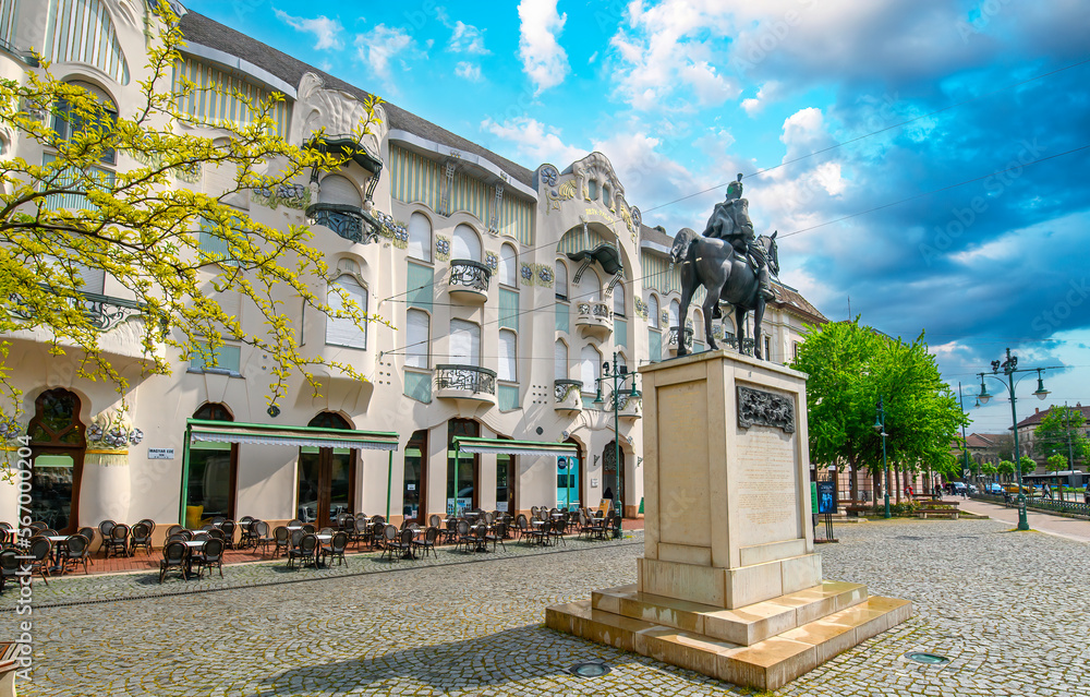 Szeged, Hungary - 30.04.2022: The Reok Palace, the great sample of ...