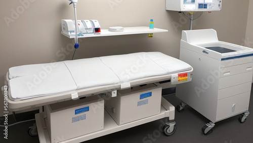 Hospital Tables, Instruments, Beds, Interiors, Devices © jana