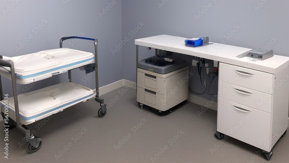 Hospital Tables, Instruments, Beds, Interiors, Devices