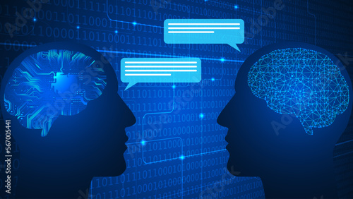 Chatbot, chatting with chatbot application, chatbot technology. 