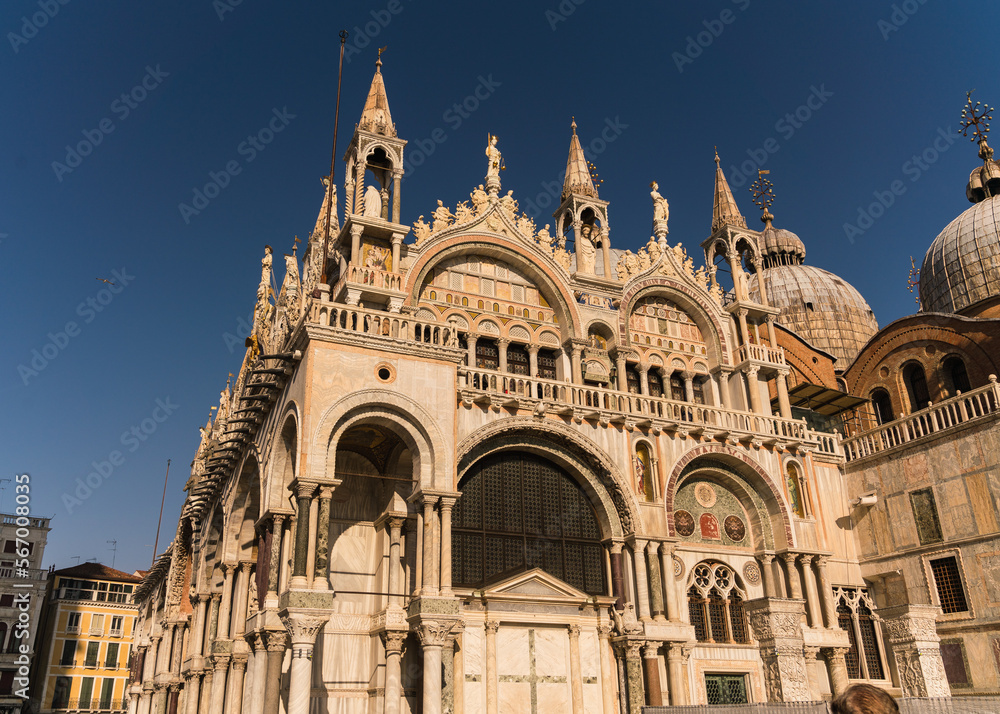Architectural detail of the Basilica di San Marco