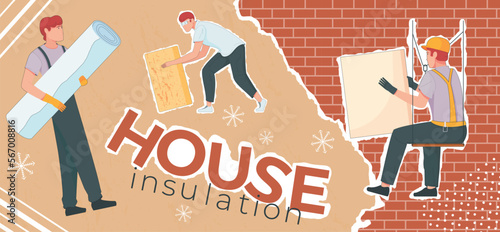 House Insulation Works Collage