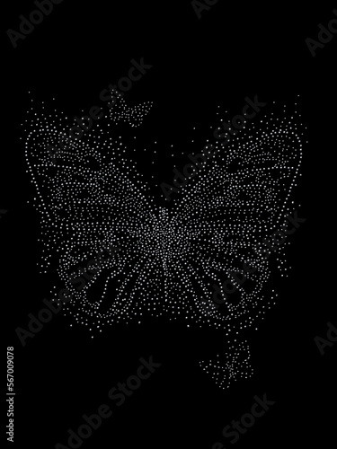 abstract design print on plain ground