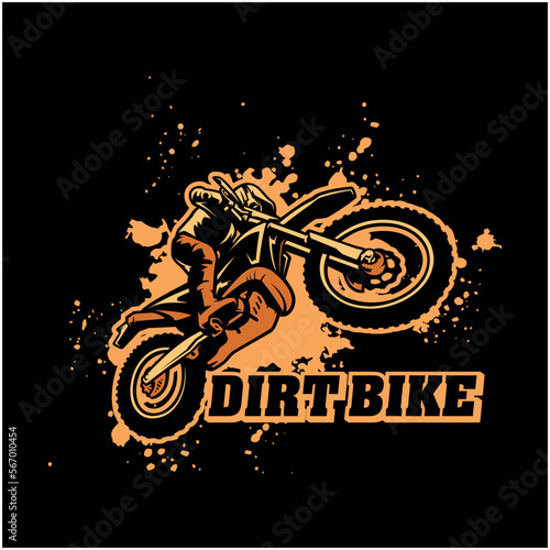 Adventure sport motocross badge emblem ready made logo